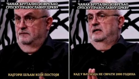 РЕЧИ СЕПАРАТИСТЕ ЗГРОЗИЛЕ ЈАВНОСТ: Антисрбин Ненад Чанак вређао СПЦ усред Сарајева!