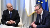 MEĐUSOBNO POŠTOVANJE Predsednik Vučić primio u oproštajnu posetu ambasadora Alžira Fataha Mahraza