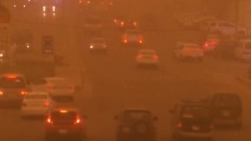 PEŠČANA OLUJA PARALISALA IRAK: Stotine ljudi završile u bolnicama zbog gušenja (FOTO/VIDEO)