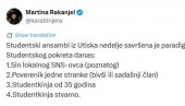 RAT MEĐU BLOKADERIMA SE NASTAVLJA: Stranački poverenik i studentkinja od 35 godina