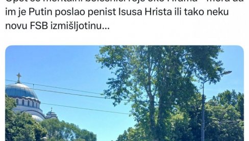NAJSTRAŠNIJA UVREDA PRAVOSLAVLJA I CRKVE: Blokader Mitrović udario na vernike: Kod Hrama Svetog Save okupljaju se oko...