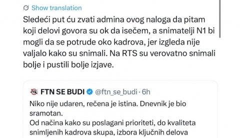 POTPUNO RASULO: Blokaderi sa N1 se pravdaju blokaderima sa fakulteta - Pršte uvrede