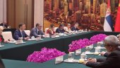 ВУЧИЋ СЕ ОБРАЋА ИЗ КИНЕ: Претходно се састао са премијером и Ванг Хунингом