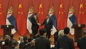 VUČIĆ NIKADA NIJE OKLEVAO DA GLASNO GOVORI Moćne reči predsednika Sija na dodeli Ordena prijateljstva srpskom predsedniku