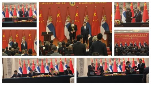 NA PONOS SRBIJI! ISTORIJSKA POSETA VUČIĆA KINI: Srpskom predsedniku, predsednik Kine uručio naveći orden te države (VIDEO)