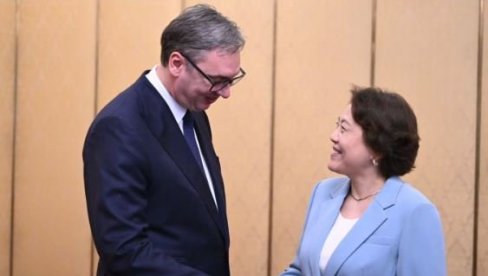 VUČIĆ SE SASTAO SA ČEN BO: Uvek je posebno zadovoljstvo i čast sresti iskrene prijatelje Srbije u svetu