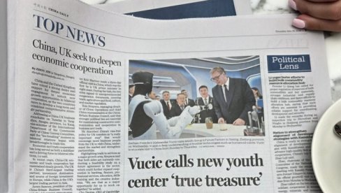 TOP PRIČA: U najvažnijim kineskim novinama centralna tema Vučićeva poseta fabrici robota (FOTO)