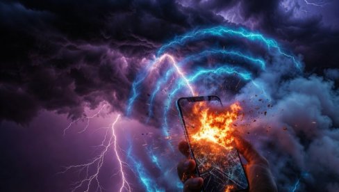 Metereolozi upozoravaju: Tokom grmljavine mobilni telefon može da eksplodira