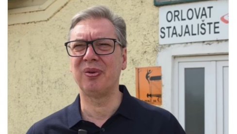 ДЕЛА УВЕК ГОВОРЕ ВИШЕ ОД РЕЧИ: Председник посетио Орловат као што је и обећао, па најавио реконструкцију железничке станице (ВИДЕО)