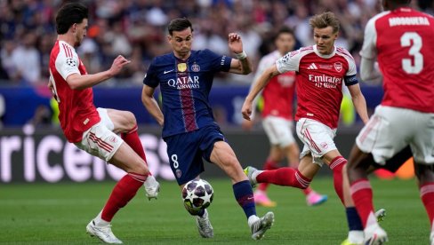 PRENOS, PSŽ - ARSENAL: Burno finale Lige šampiona!