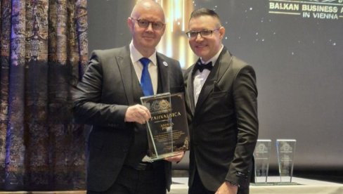 Andrija Jorgić dobitnik priznanja BALKAN BUSINESS AWARDS