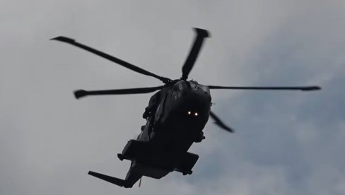 SRUŠIO SE HELIKOPTER KRALJEVSKE MORNARICE: Istraga u toku, zatvoreni putevi