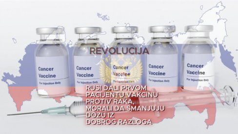 Руси првом пацијенту убризгали вакцину против рака - ево шта се десило, морали да смањују дозу из позитивног разлога