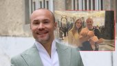 MI, PRED SVETINJOM, SA NAJVEĆIM DAROM U NARUČJU: Aca Sofronijević sa porodicom celivao Bogorodičin pojas (FOTO)