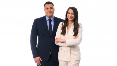 NIKOLINA RAKIĆ I GORAN STEPIĆ ZA TV NOVOSTI: Novi voditeljski par RTS o izazovima, poverenju i timskom duhu (FOTO)