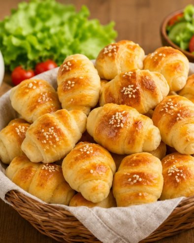 МЕКАНЕ КИФЛИЦЕ СА СИРОМ: Готове за трен!