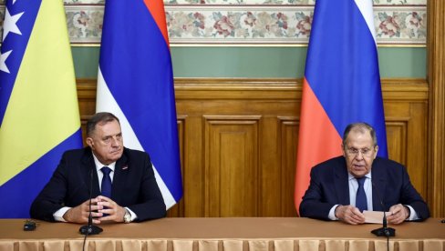 ДОДИК НАКОН САСТАНКА СА ЛАВРОВОМ: Сарадњу Српске и Русије нико не може зауставити