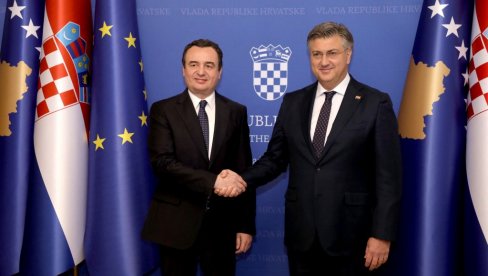 SLIČAN SE SLIČNOM RADUJE Plenković čestitao Kurtiju i podržao evropski put lažne države