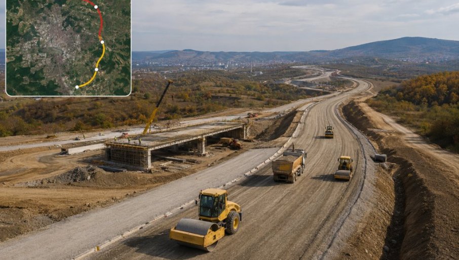RADOVI U FINIŠU: Prva deonica obilaznice oko Kragujevca skor