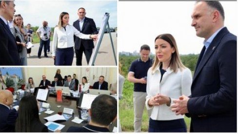МЕСАРОВИЋЕВА У ИНДУСТРИЈСКОЈ ЗОНИ ЗРЕЊАНИНА Представницима кинеске компаније „Гуаннан Холдинг Гроуп“ представљени развојни потенцијали града