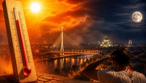 IZ EKSTREMNE VRUĆINE U OLUJU: Olujni sistem zahvatio delove Srbije, vidi se i iz prestonice