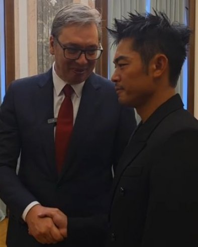 VUČIĆ UGOSTIO SVETSKOG ŠAMPIONA Mali: Izgubio sam od Lin Dana, ali Srbija je pobedila
