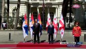 VUČIĆ U POSETI GRUZIJI: Predsednik Srbije dočekan uz vojne počasti i crveni tepih, slede važni sastanci (VIDEO)