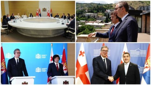 VUČIĆ SE OBRAĆA IZ TBILISIJA