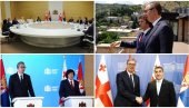 ДРУГИ ДАН ПОСЕТЕ ГРУЗИЈИ Вучић и Кобахидзе се обратили јавности; Председник Србије на ручку у част наше делегације (ФОТО/ВИДЕО)