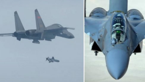 KINESKA ZVER SEJE STRAH! Pogledajte trenutak kada moćni lovac J-16 lansira raketu KD-88: Neprijatelju nema spasa! (VIDEO)