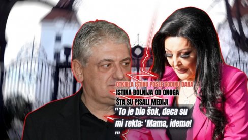ISTINA JE BOLNIJA OD ONOGA ŠTO SU PISALI MEDIJI Gaga posle godinu dana PRVI put o razvodu od Tonija: To je šok, deca mi rekla da idemo