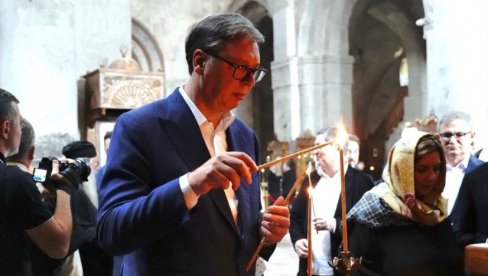 VUČIĆ OBIŠAO MANASTIR SVETOG ĐORĐA I KOMPLEKS U ALAVERDIJU: Jedna od najlepših uspomena koje nosim iz prijateljske Gruzije