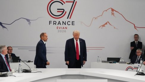 JA SAM ŠEF Tramp kasnio sat vremena na sastanak G7, a onda šokirao lidere