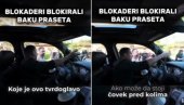 VI STE NENORMALNI Baku Praseta napali blokaderi