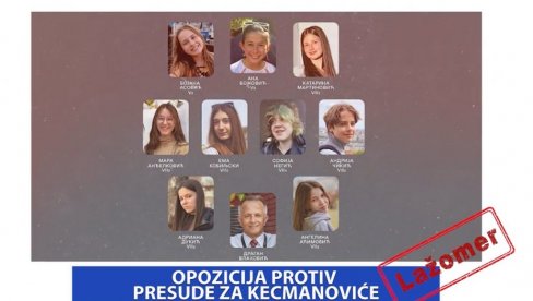 OPOZICIJA BRANI PRESUDU RODITELJIMA DEČAKA UBICE (VIDEO)