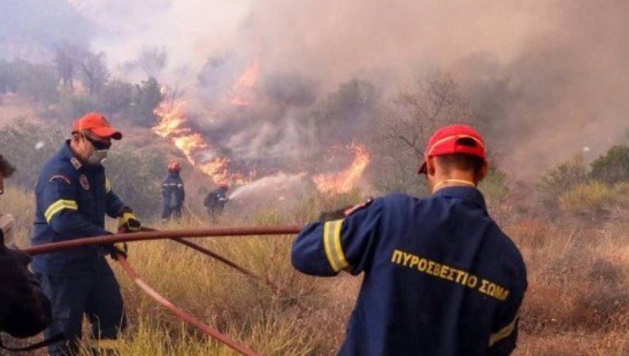 HITNA EVAKUACIJA NA OMILjENOJ DESTINACIJI SRBA: Vatrena stihija guta sve pred sobom, na terenu brojne vatrogasne jedinice  (FOTO)
