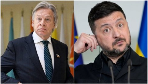 ZELENSKI SE PROBIJA U EVROPU  SA BANDEROM U PRVOM PLANU!  Ruski senator: Dobro zna da će mu Zapad zbog rata sa Rusijom sve oprostiti