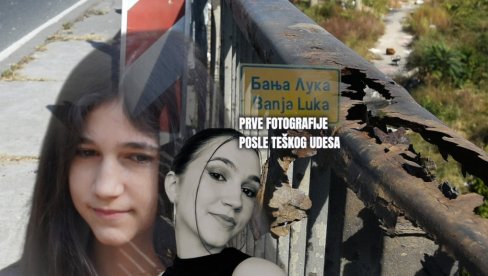 HOROR PRIZOR - AUTO SLETEO SA MOSTA: Prve fotke udesa Dare iz Jasenovca - probila ogradu, nije bila sama u kolima (FOTO)