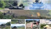 СРПСКА ЗВЕР М-84 ГРМЕЛА ПАСУЉАНСКИМ ЛИВАДАМА: Брутална вежба Војске Србије посматраче оставила без даха (ФОТО)