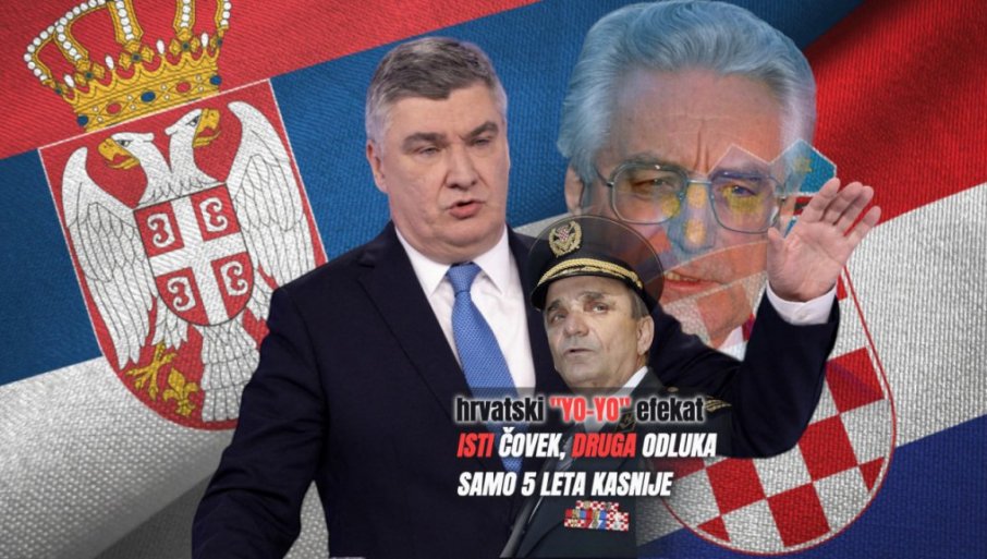 FRANJINA PONIŠTENA: Milanović ražalovao Glavaša - hrvatski zločinac osuđen zbog ubijanja Srba! Prvo mu vratio, sad uzeo odlikovanja