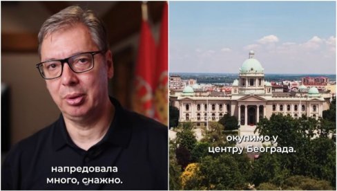 ВУЧИЋ ПОЗВАО ГРАЂАНЕ НА СКУП 27. ЈУНА: Верујем у вас, верујем у наш земљу, верујем у нашу Србију (ВИДЕО)