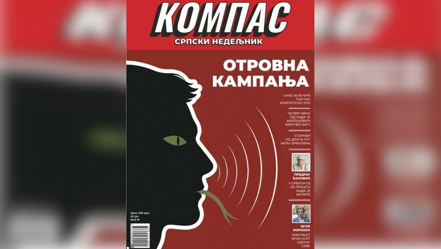 NAJNOVIJI BROJ SRPSKOG KOMAPSA DONOSI: Otrovna Kampanja - Kako je Vučić postao arhetipsko zlo