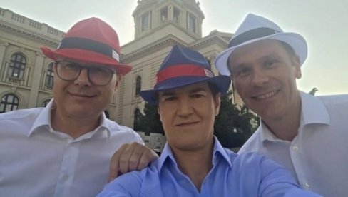 СА ШЕШИРИМА У БОЈИ СРБИЈЕ:  Брнабић, Вучевић и Мали позвали грађане на скуп 27. јуна у Београду (ФОТО)