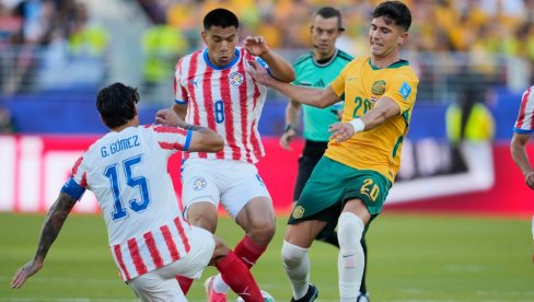 PRENOS, PARAGVAJ - AUSTRALIJA: Očekivano tvrdo. velika borba od samog početka