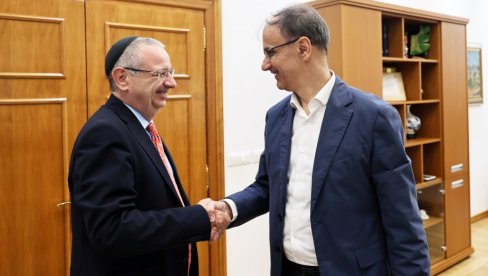 ПРЕМИЈЕР МАЦУТ РАЗГОВАРАО СА ИСАКОМ АСИЕЛОМ: Главна тема положај јеврејске заједнице у Србији
