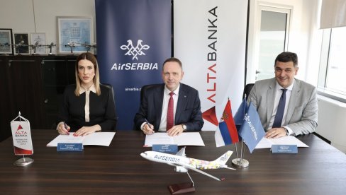 СТРАТЕШКО ПАРТНЕРСТВО АЛТА БАНКЕ, Air Serbia i Visa : Картица са додатним бенефитима за клијенте