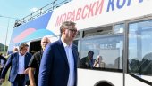 ISTORIJSKI DAN ZA SRBIJU: Vučić na otvaranju deonice auto-puta Adrani–Preljina (FOTO/VIDEO)