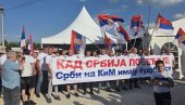 ORI SE OJ, KOSOVO, KOSOVO! Srbi sa KiM stigli u Oplaniće (FOTO)