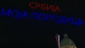 DRON ŠOU ISPRED SKUPŠTINE: Srbija jedna porodica (VIDEO)