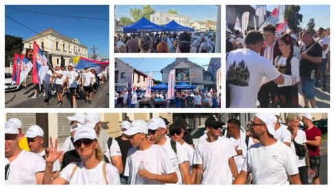 REKE LJUDI STIŽU PEŠKE U BEOGRAD: Danas završavaju putovanje i priključuju se velikom skupu (FOTO/VIDEO)